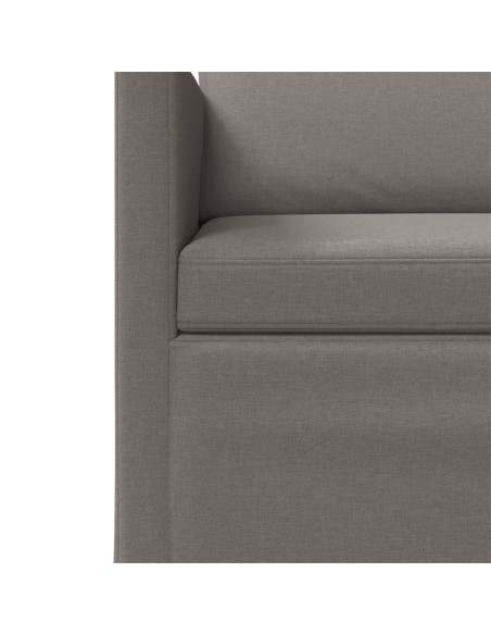 Set di divani 2 pcs Tortora Tessuto