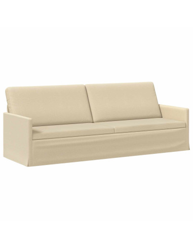 Set di divani 2 pcs Crema Tessuto
