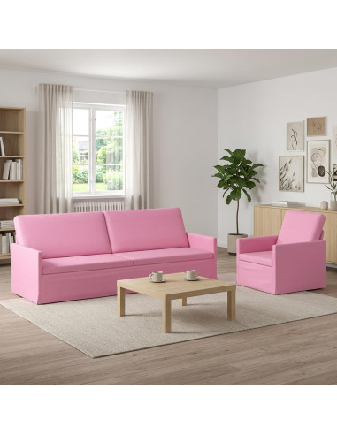 Set di divani 2 pcs Rosa Tessuto