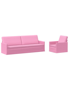 Set di divani 2 pcs Rosa Tessuto 2