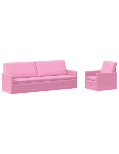 Set di divani 2 pcs Rosa Tessuto