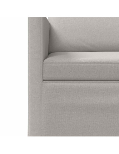 Set di divani 2 pcs Grigio Nuvola Tessuto