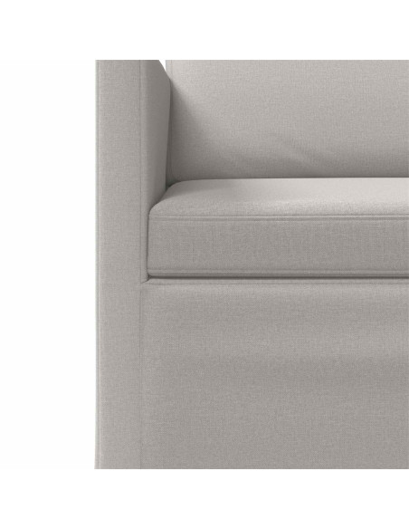 Set di divani 2 pcs Grigio Nuvola Tessuto