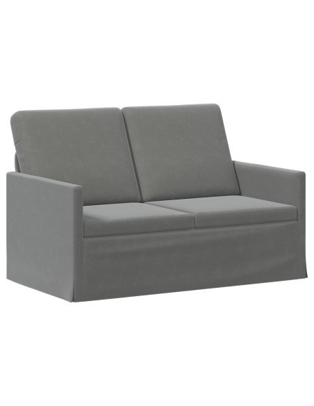 Set di divani 2 pcs Grigio Scuro Velluto (V)