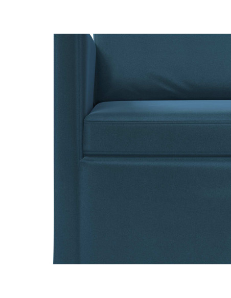 Set di divani 2 pcs Blu Velluto (V)