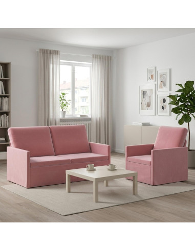 Set di divani 2 pcs Rosa Velluto (V)