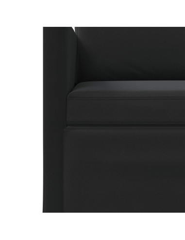 Set di divani 2 pcs Nero Velluto (V)