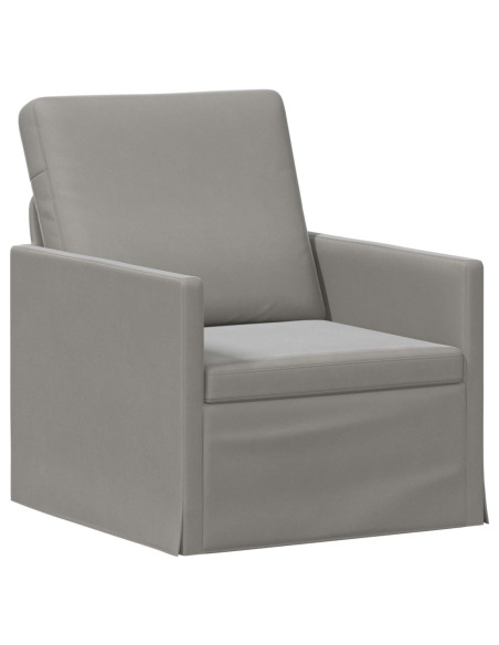 Set di divani 2 pcs Grigio Chiaro Velluto (V)