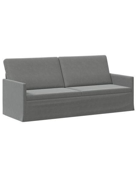 Set di divani 2 pcs Grigio Scuro Velluto (V)