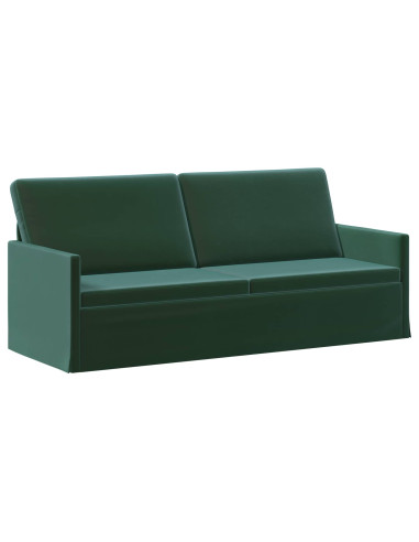 Set di divani 2 pcs Verde Scuro Velluto (V)