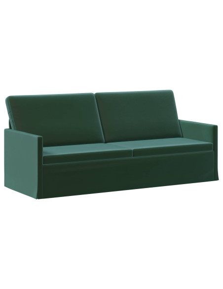 Set di divani 2 pcs Verde Scuro Velluto (V)