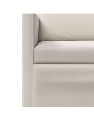 Set di divani 2 pcs Crema Velluto (V)