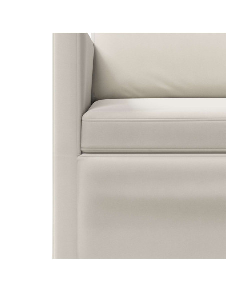 Set di divani 2 pcs Crema Velluto (V)