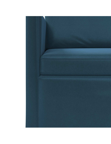 Set di divani 2 pcs Blu Velluto (V)