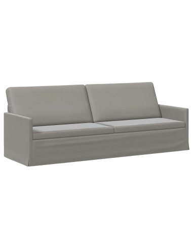 Set di divani 2 pcs Grigio Chiaro Velluto (V)