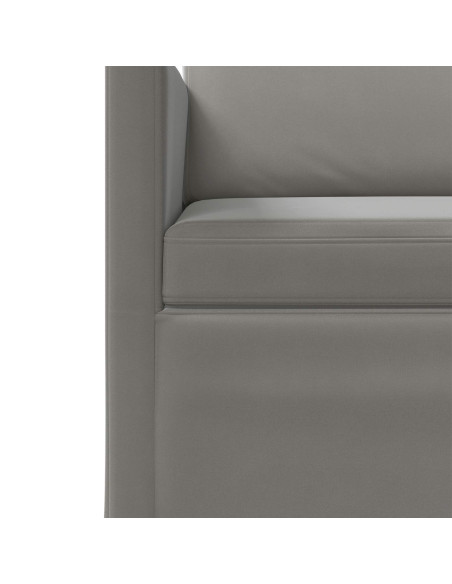 Set di divani 2 pcs Grigio Chiaro Velluto (V)