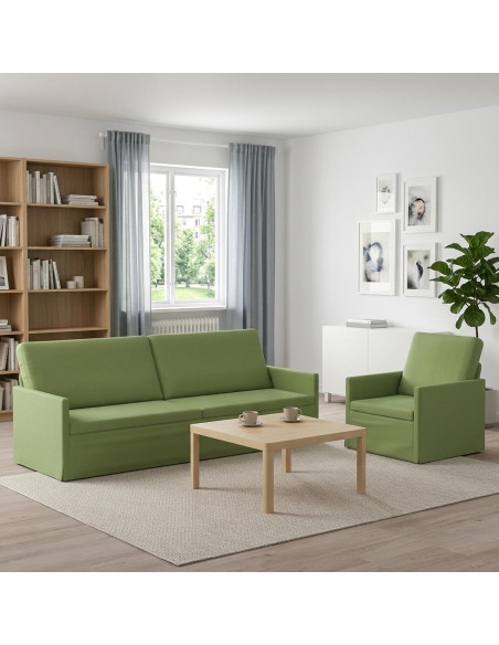 Set di divani 2 pcs Verde chiaro Velluto (V)