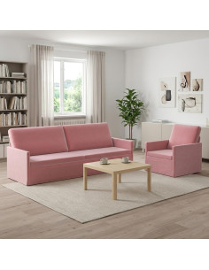 Set di divani 2 pcs Rosa Velluto (V)