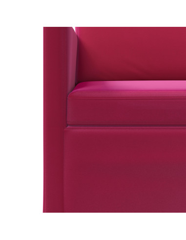 Set di divani 2 pcs Rosso Vino Velluto (V)