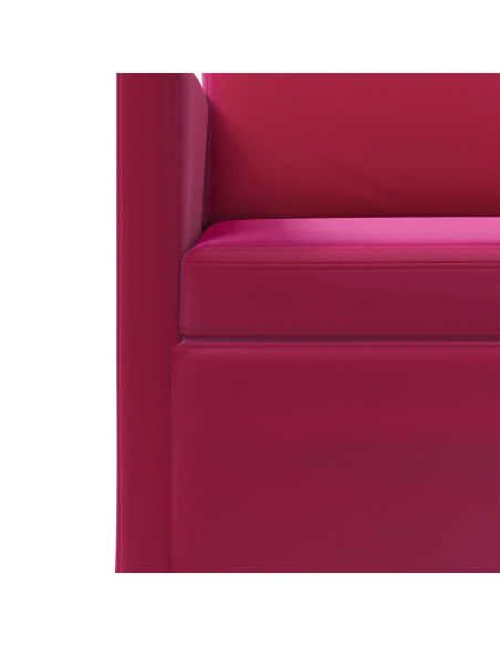 Set di divani 2 pcs Rosso Vino Velluto (V)
