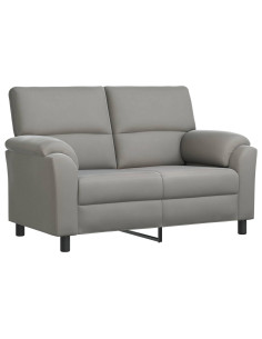 Divano Grigio Chiaro 154 x 85 x 93 cm Velluto 2