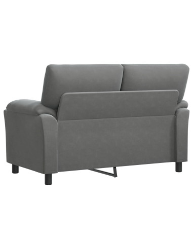 Divano Grigio Scuro 154 x 85 x 93 cm Velluto
