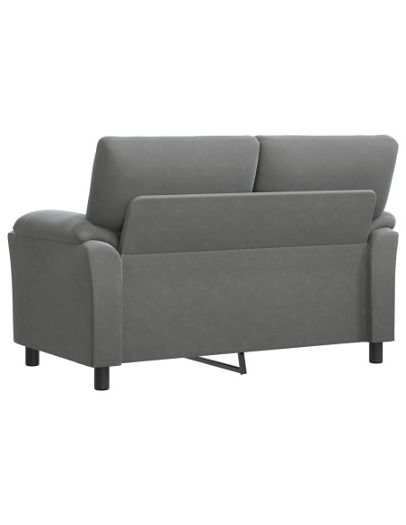 Divano Grigio Scuro 154 x 85 x 93 cm Velluto