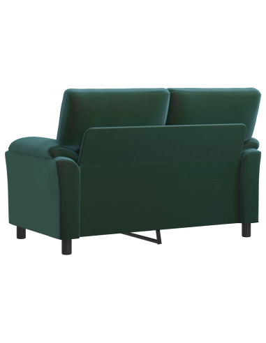 Divano Verde Scuro 154 x 85 x 93 cm Velluto