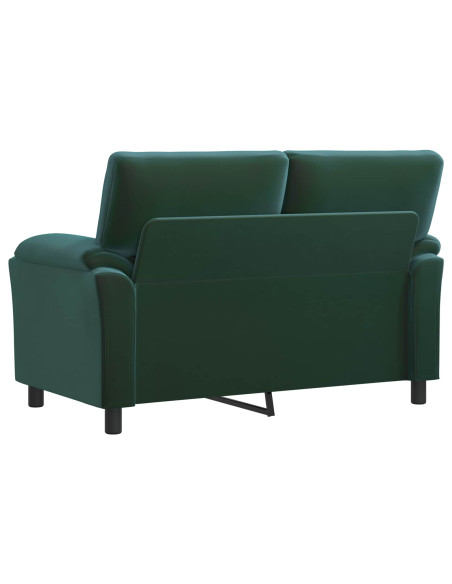 Divano Verde Scuro 154 x 85 x 93 cm Velluto