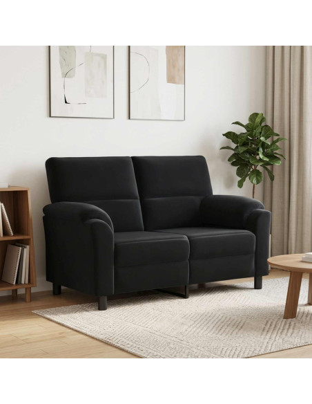 Divano Nero 154 x 85 x 93 cm Velluto