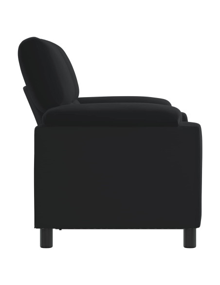 Divano Nero 154 x 85 x 93 cm Velluto