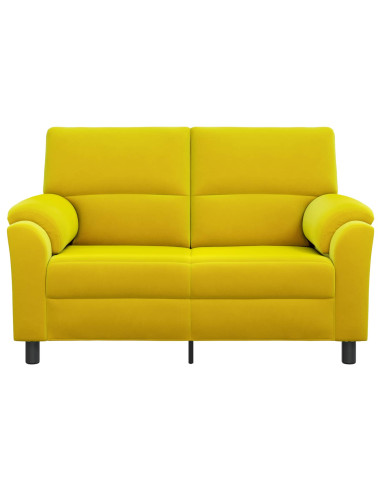 Divano Giallo 154 x 85 x 93 cm Velluto