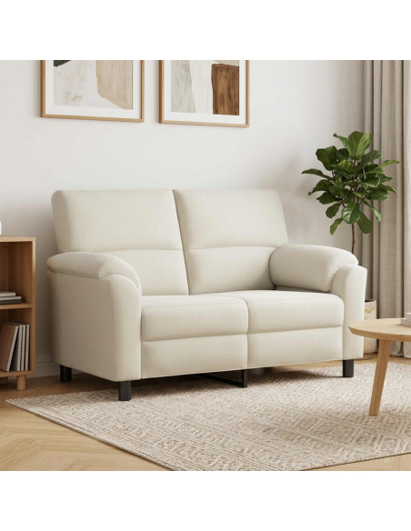 Divano Crema 154 x 85 x 93 cm Velluto