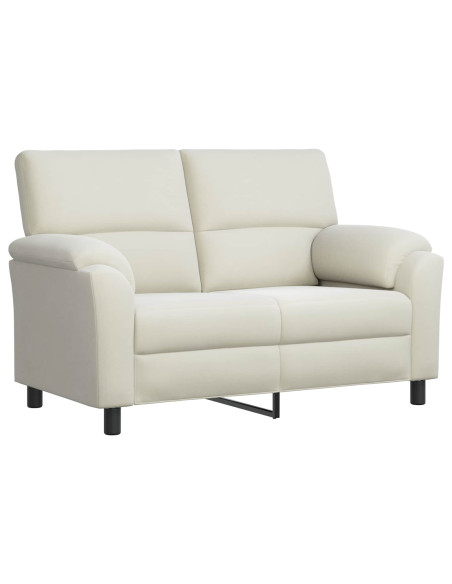 Divano Crema 154 x 85 x 93 cm Velluto