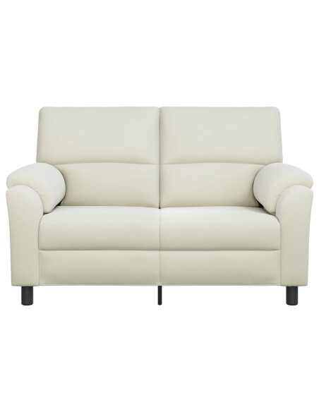 Divano Crema 154 x 85 x 93 cm Velluto