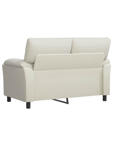 Divano Crema 154 x 85 x 93 cm Velluto