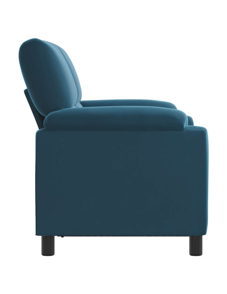 Divano Blu 154 x 85 x 93 cm Velluto