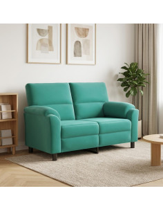Divano Turchese 154 x 85 x 93 cm Velluto