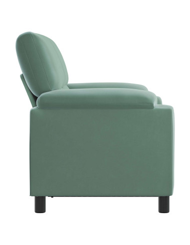 Divano Verde Mare 154 x 85 x 93 cm Velluto