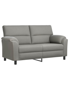 Divano Grigio Chiaro 174 x 85 x 93 cm Velluto 2