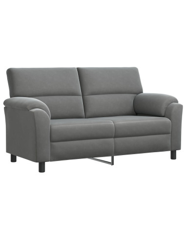 Divano Grigio Scuro 174 x 85 x 93 cm Velluto
