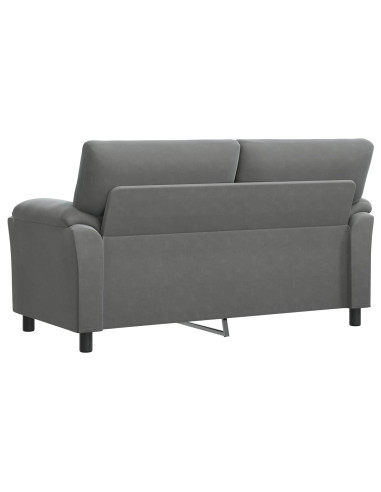 Divano Grigio Scuro 174 x 85 x 93 cm Velluto
