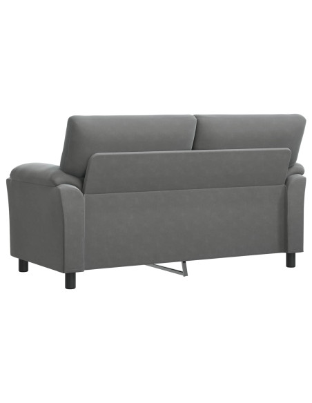 Divano Grigio Scuro 174 x 85 x 93 cm Velluto