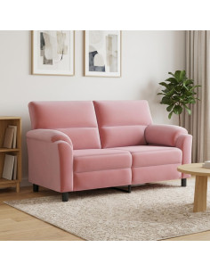 Divano Rosa 174 x 85 x 93 cm Velluto