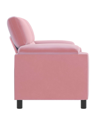 Divano Rosa 174 x 85 x 93 cm Velluto
