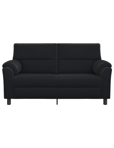 Divano Nero 174 x 85 x 93 cm Velluto