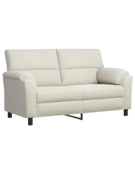 Divano Crema 174 x 85 x 93 cm Velluto