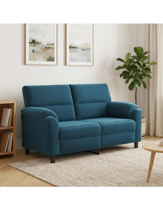 Divano Blu 174 x 85 x 93 cm Velluto