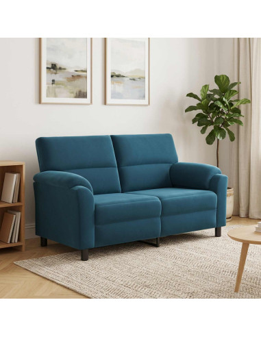 Divano Blu 174 x 85 x 93 cm Velluto