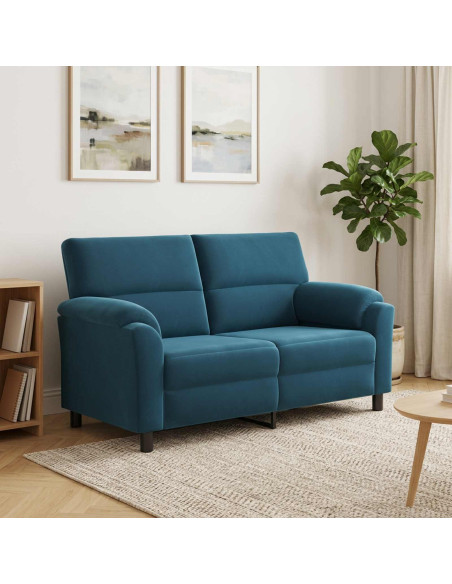 Divano Blu 174 x 85 x 93 cm Velluto